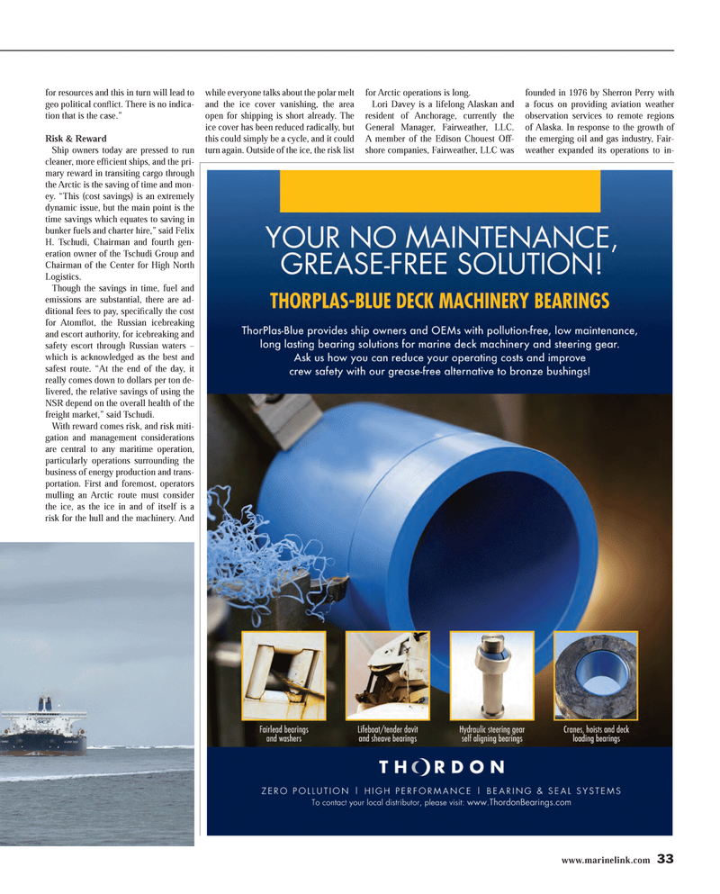 Maritime Reporter Magazine, page 33,  Sep 2014