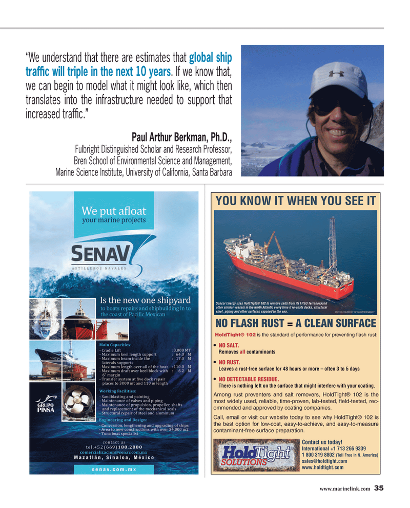 Maritime Reporter Magazine, page 35,  Sep 2014