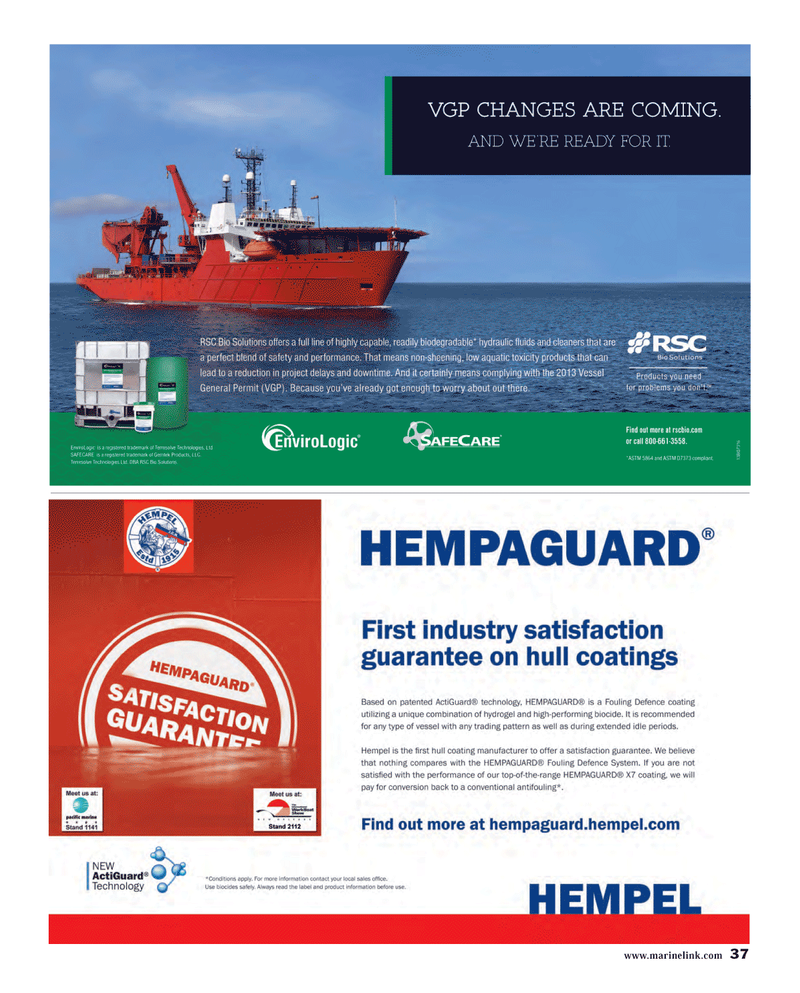 Maritime Reporter Magazine, page 37,  Sep 2014