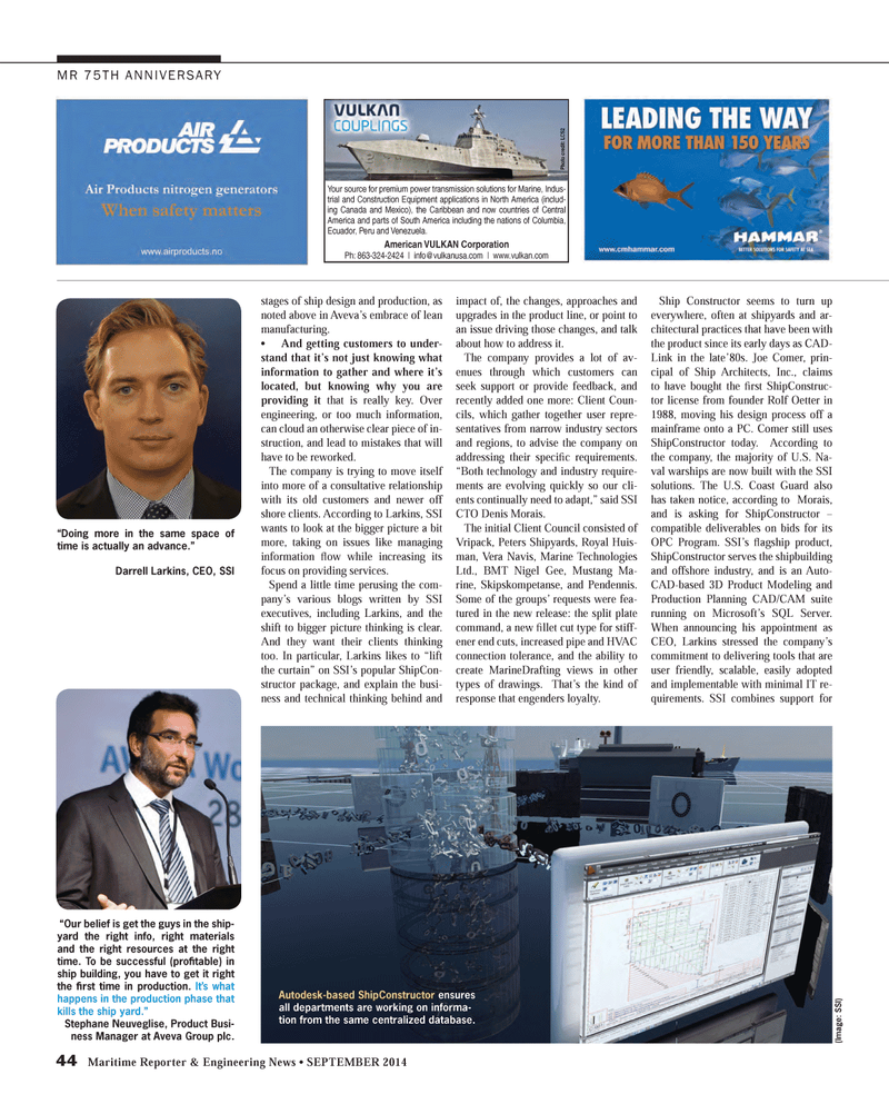 Maritime Reporter Magazine, page 44,  Sep 2014