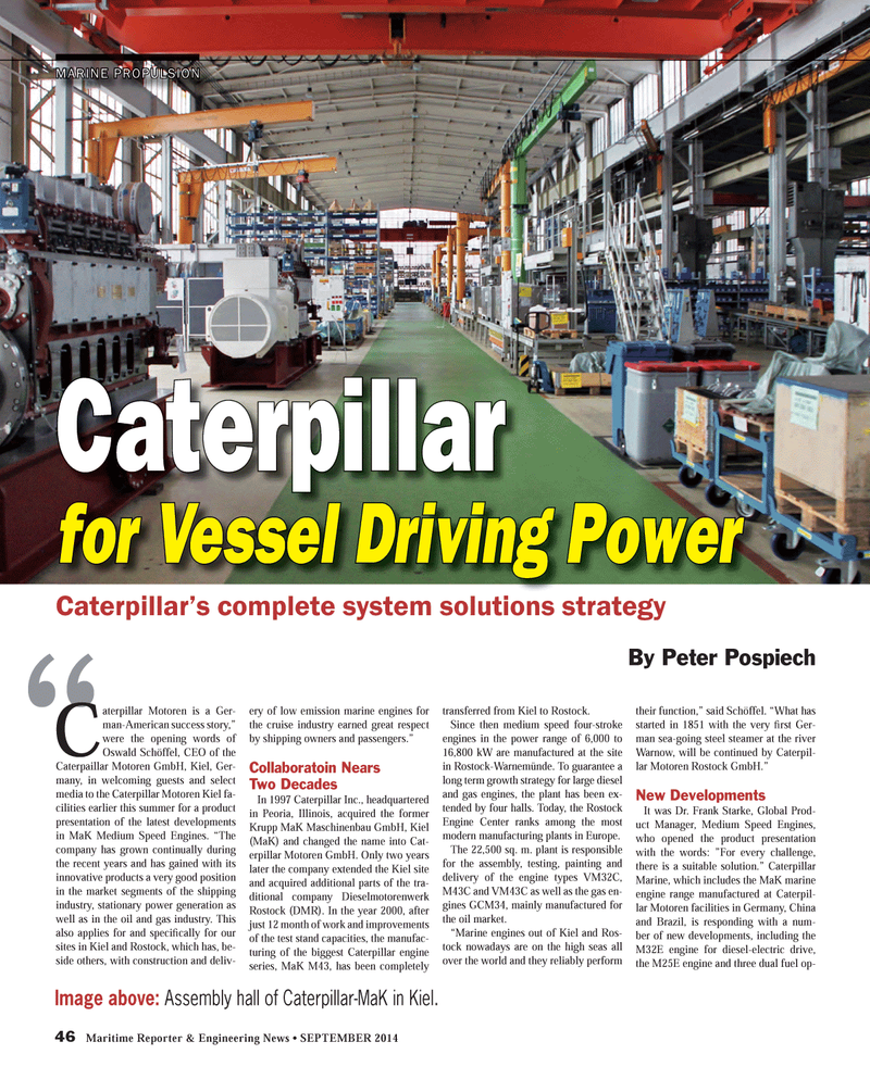Maritime Reporter Magazine, page 46,  Sep 2014