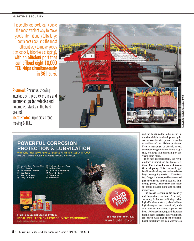 Maritime Reporter Magazine, page 54,  Sep 2014