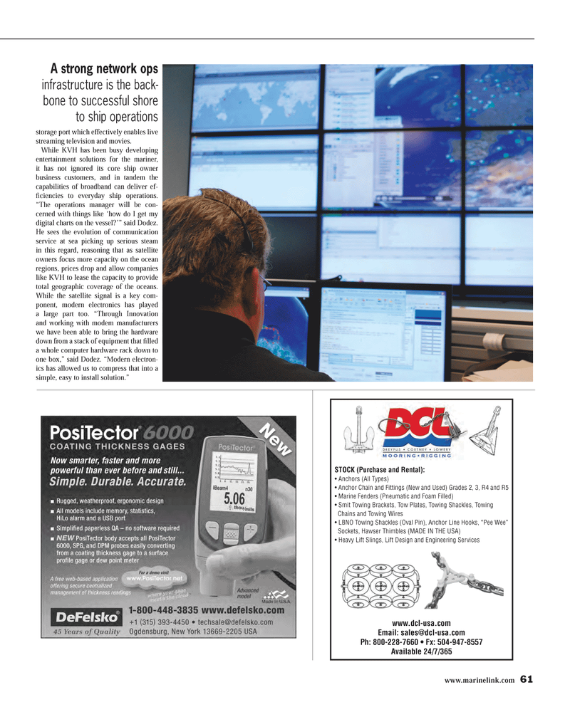 Maritime Reporter Magazine, page 61,  Sep 2014