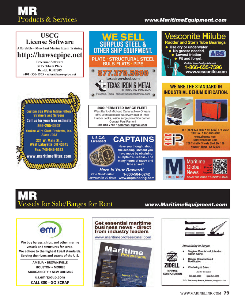Maritime Reporter Magazine, page 79,  Sep 2014