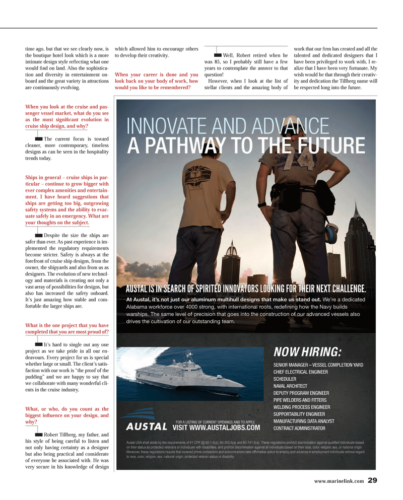 Maritime Reporter Magazine, page 29,  Oct 2014