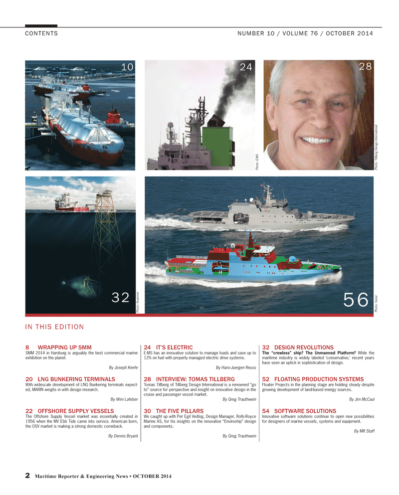 Maritime Reporter Magazine, page 2,  Oct 2014