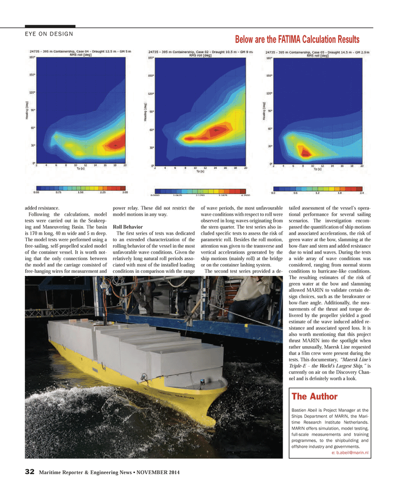 Maritime Reporter Magazine, page 32,  Nov 2014