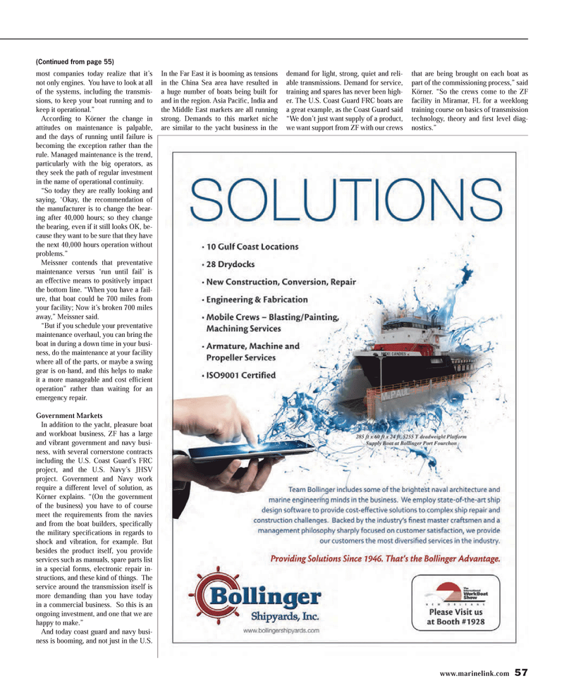 Maritime Reporter Magazine, page 57,  Nov 2014