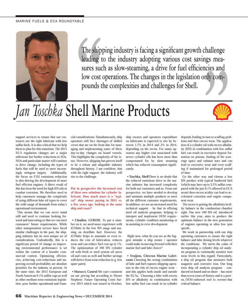 Maritime Reporter Magazine, page 66,  Dec 2014