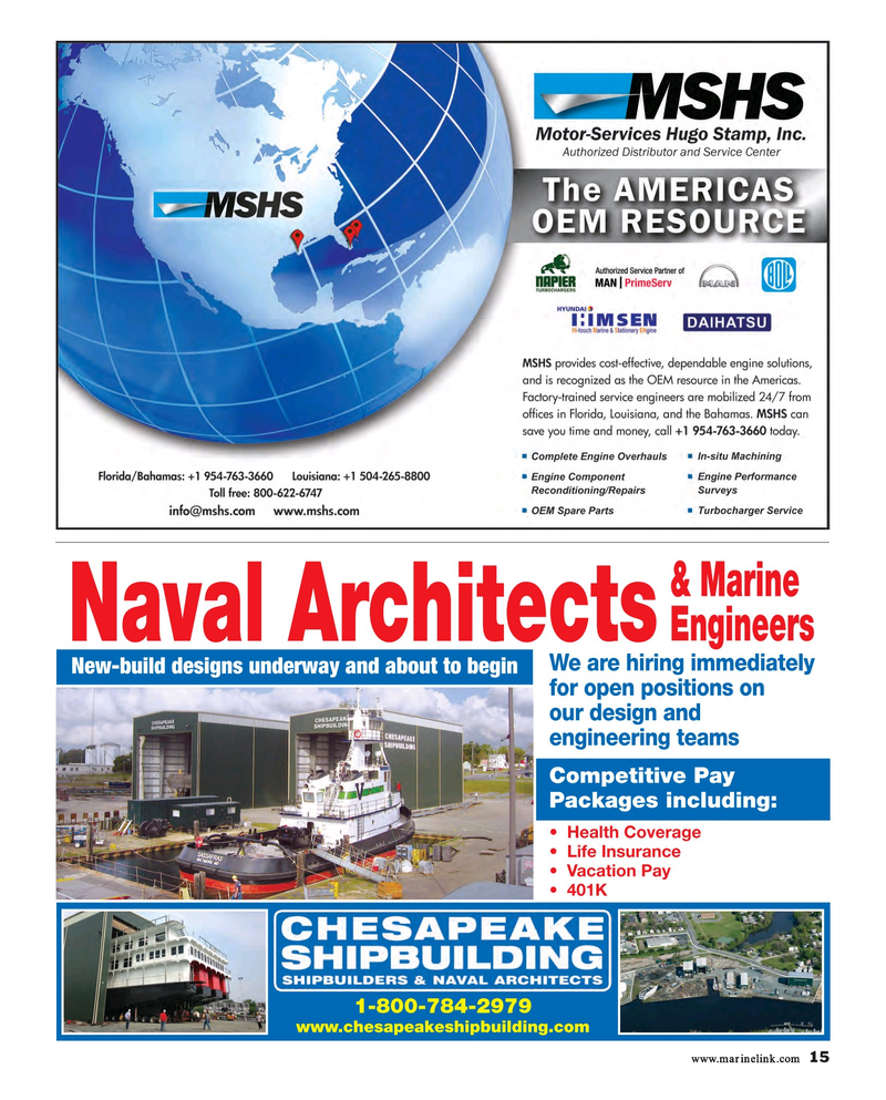 Maritime Reporter Magazine, page 15,  Jan 2015