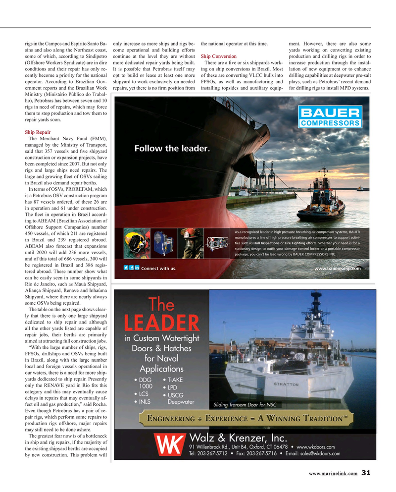 Maritime Reporter Magazine, page 31,  Jan 2015
