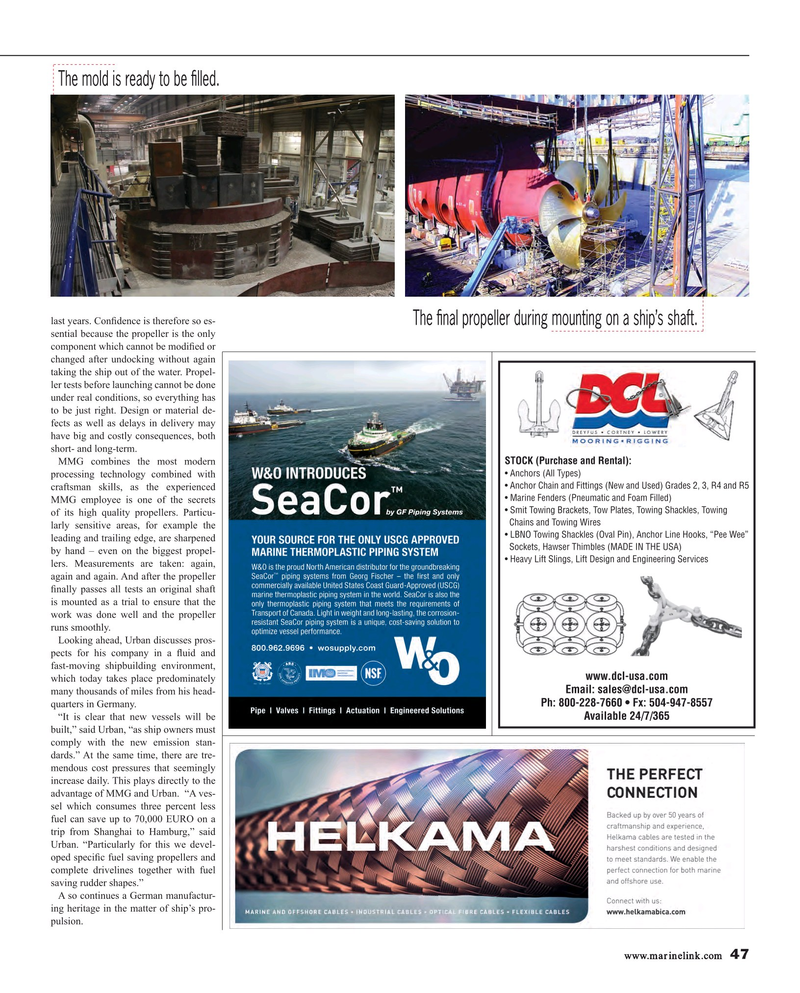 Maritime Reporter Magazine, page 47,  Jan 2015