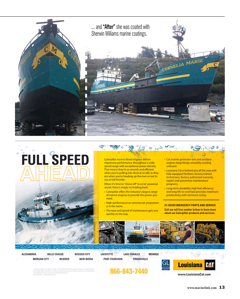 Maritime Reporter Magazine, page 13,  Feb 2015