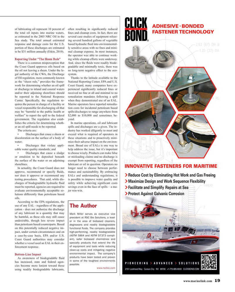 Maritime Reporter Magazine, page 19,  Mar 2015