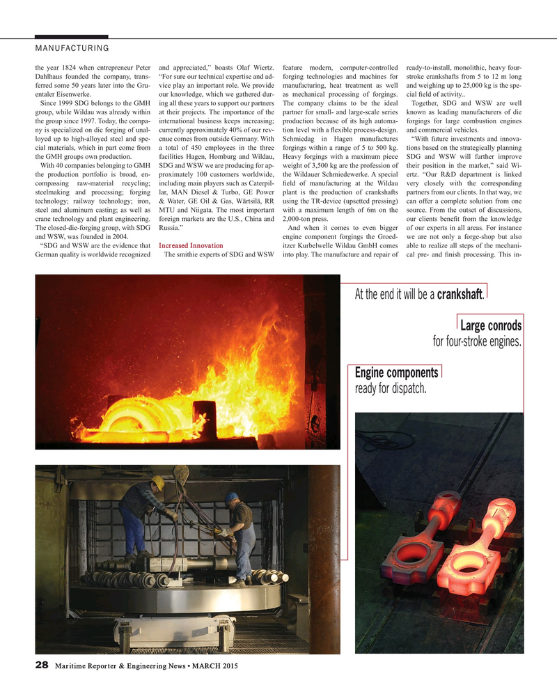 Maritime Reporter Magazine, page 28,  Mar 2015