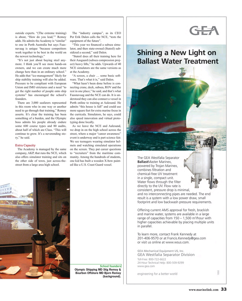 Maritime Reporter Magazine, page 33,  Mar 2015