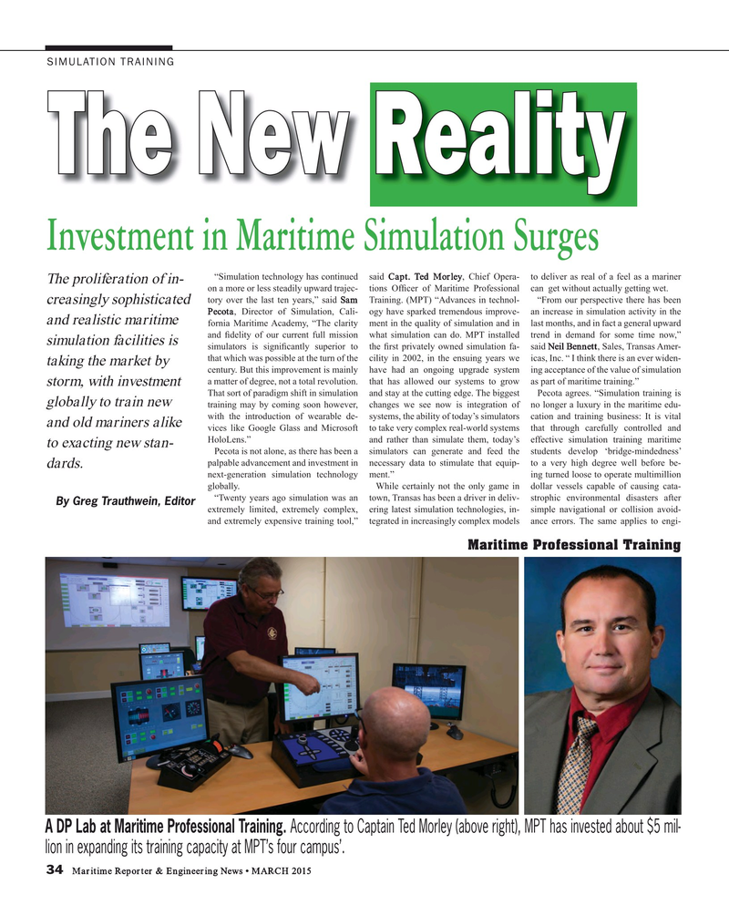 Maritime Reporter Magazine, page 34,  Mar 2015