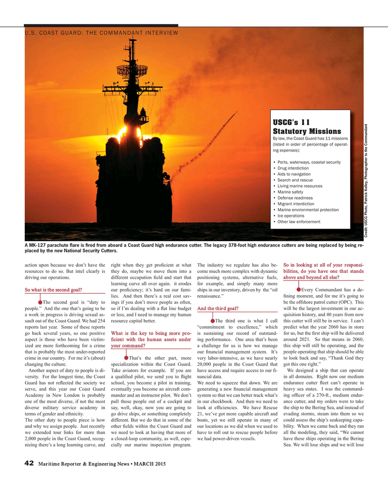 Maritime Reporter Magazine, page 42,  Mar 2015