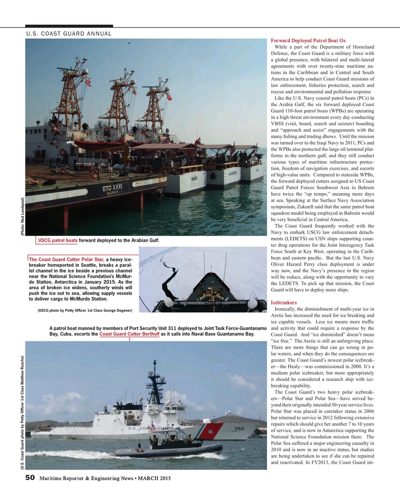 Maritime Reporter Magazine, page 50,  Mar 2015