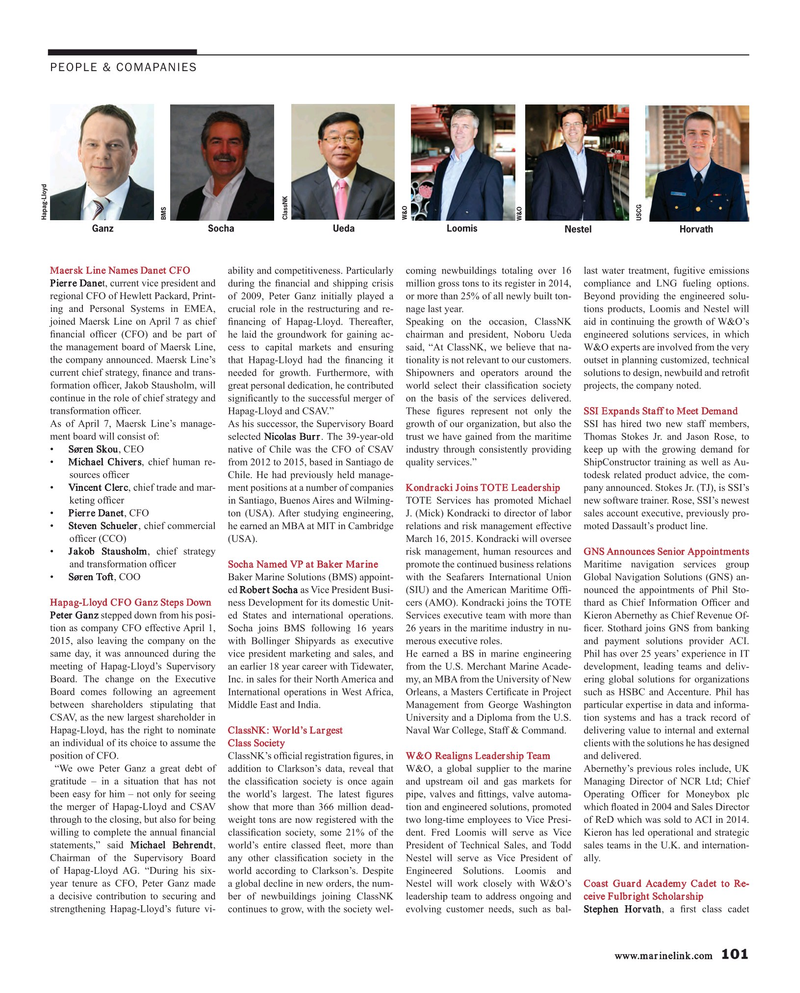 Maritime Reporter Magazine, page 101,  Apr 2015