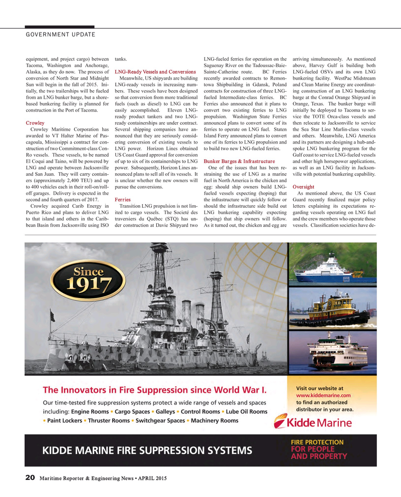Maritime Reporter Magazine, page 20,  Apr 2015