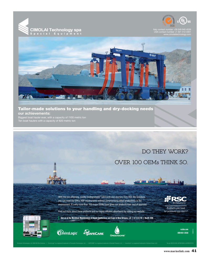 Maritime Reporter Magazine, page 41,  Apr 2015