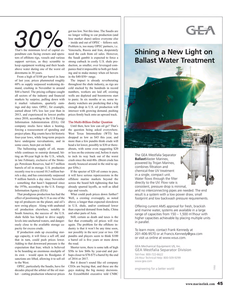 Maritime Reporter Magazine, page 45,  Apr 2015