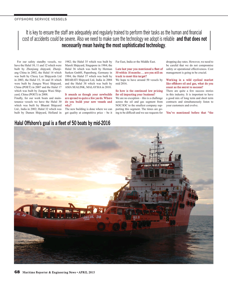 Maritime Reporter Magazine, page 68,  Apr 2015