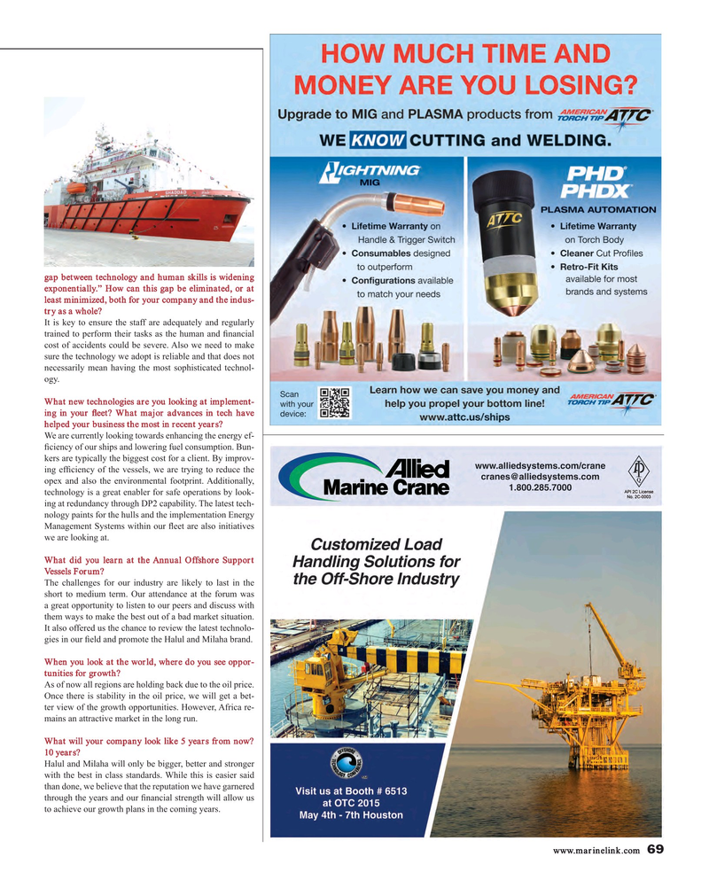 Maritime Reporter Magazine, page 69,  Apr 2015