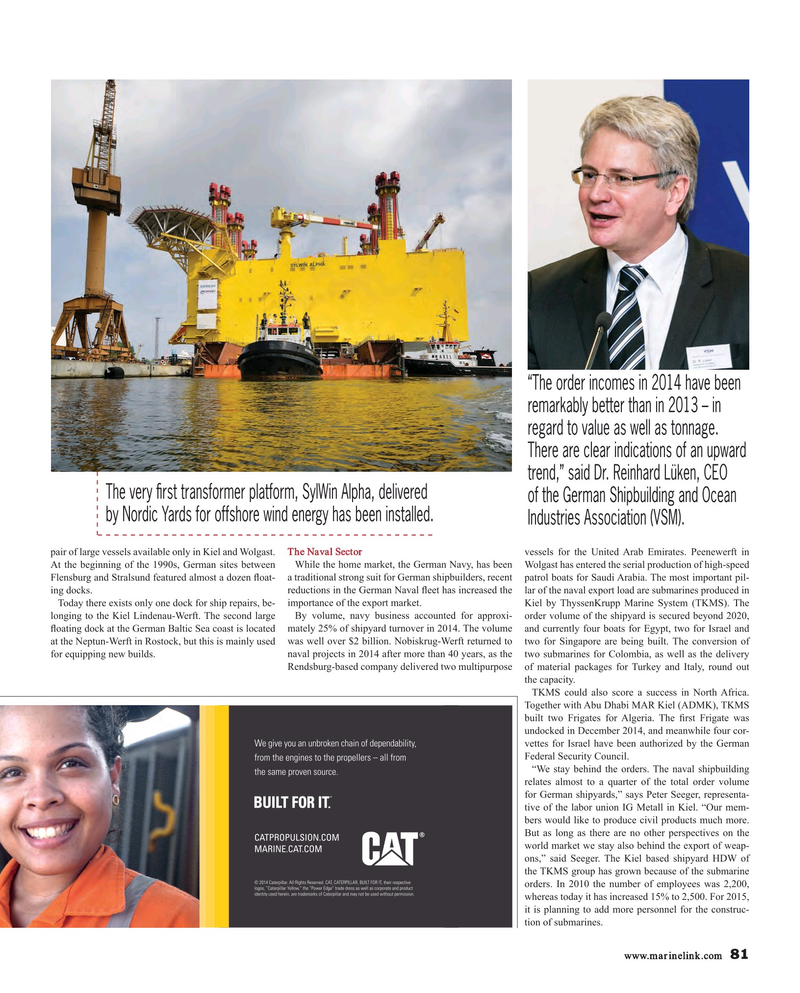 Maritime Reporter Magazine, page 81,  Apr 2015