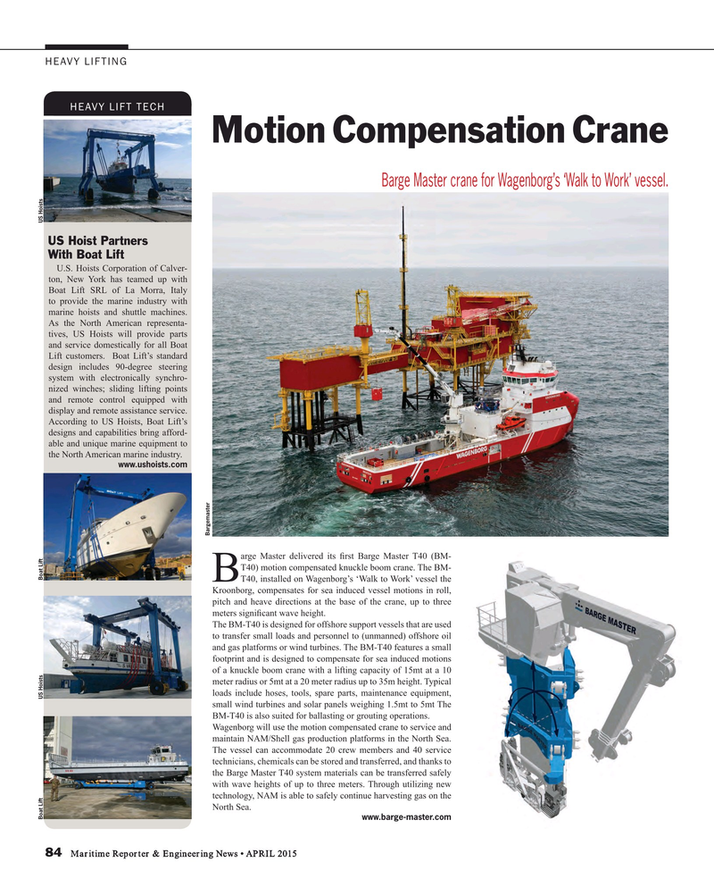 Maritime Reporter Magazine, page 84,  Apr 2015