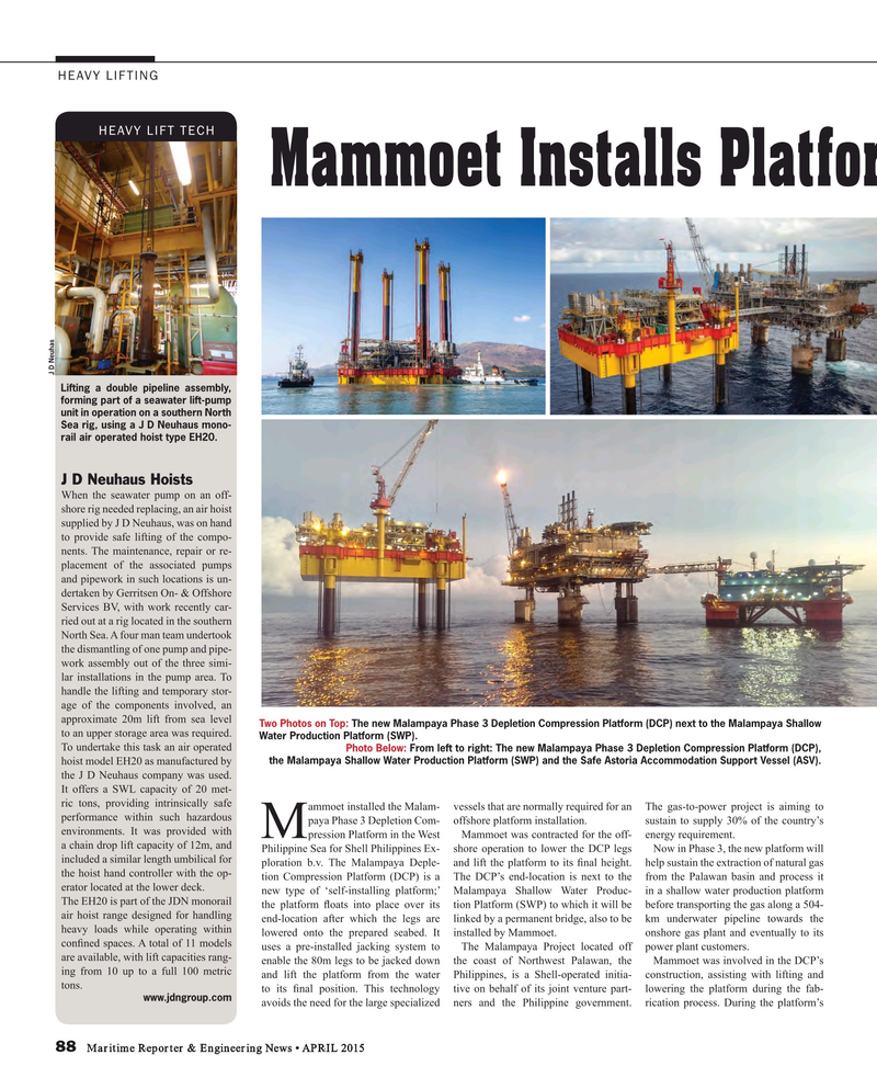 Maritime Reporter Magazine, page 88,  Apr 2015