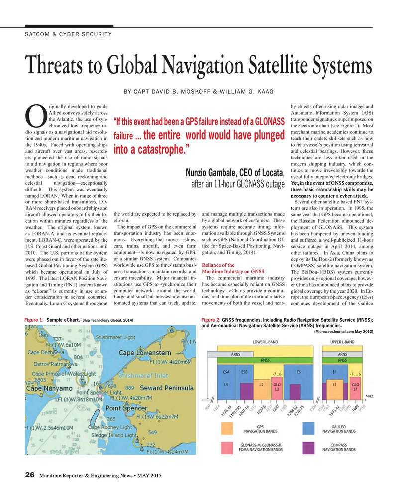 Maritime Reporter Magazine, page 26,  May 2015