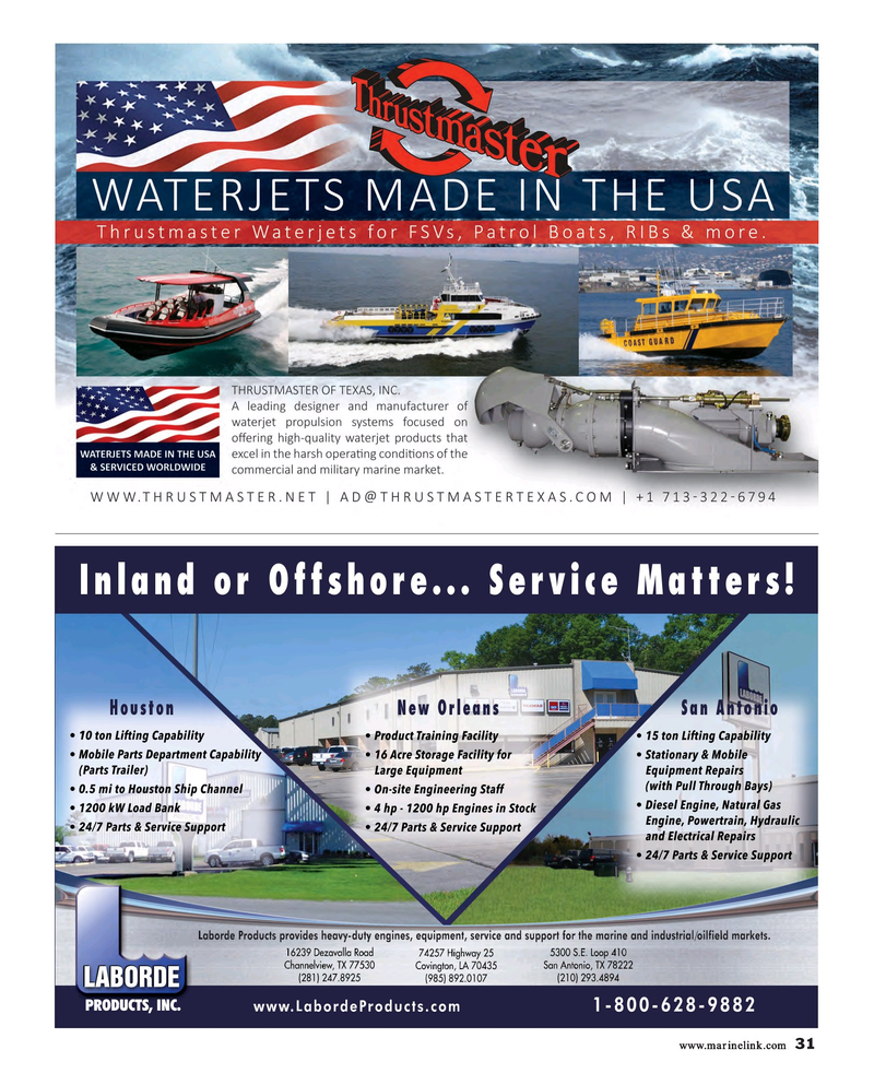 Maritime Reporter Magazine, page 31,  May 2015