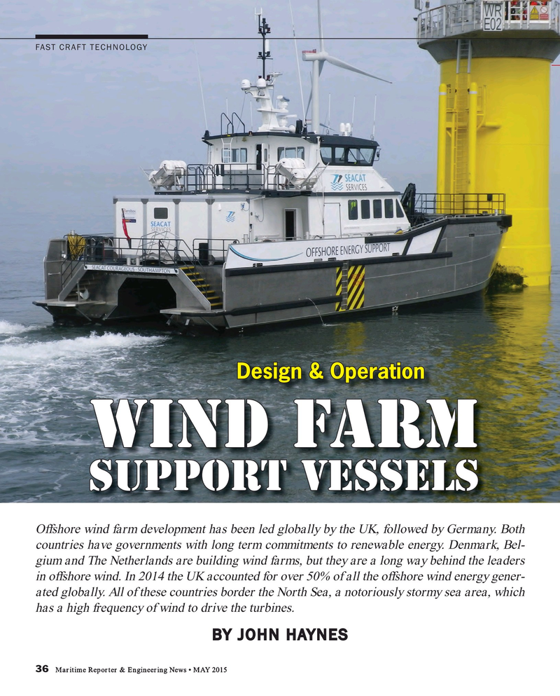 Maritime Reporter Magazine, page 36,  May 2015