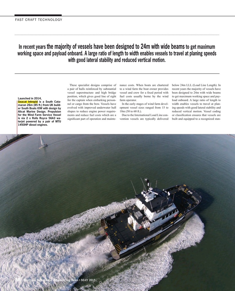 Maritime Reporter Magazine, page 38,  May 2015