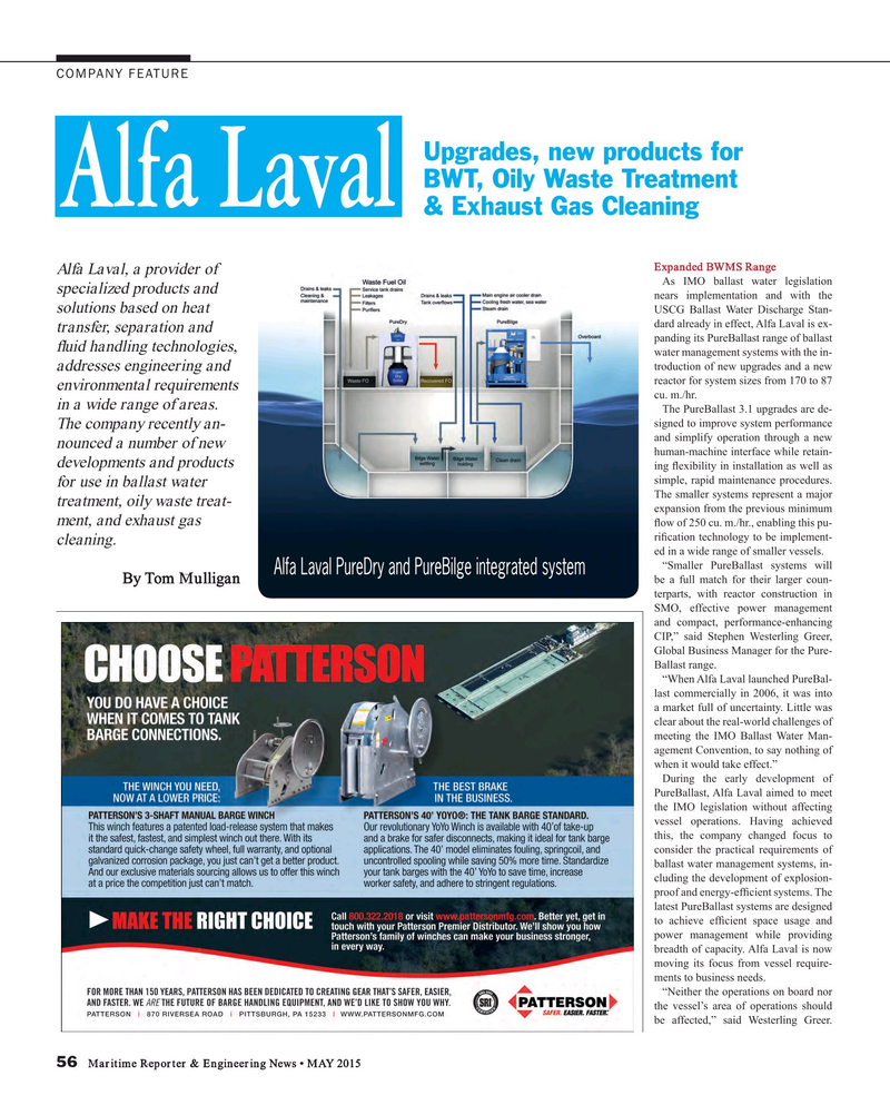 Maritime Reporter Magazine, page 56,  May 2015