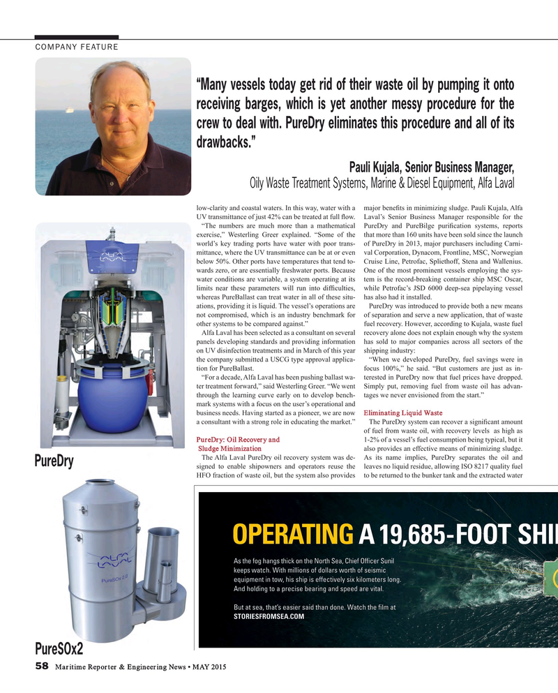 Maritime Reporter Magazine, page 58,  May 2015