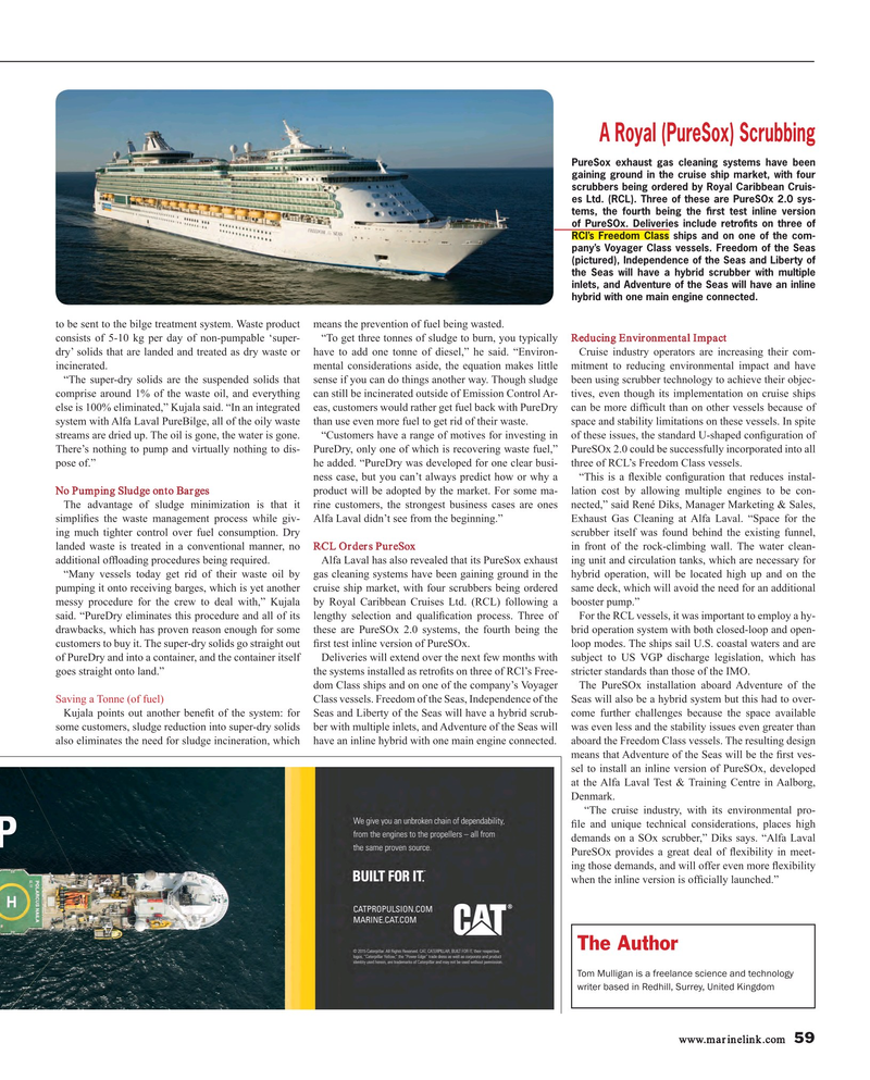 Maritime Reporter Magazine, page 59,  May 2015