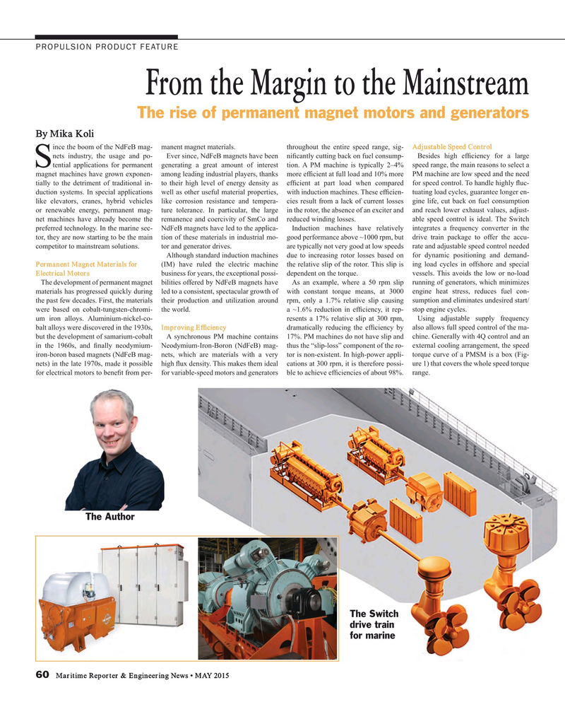 Maritime Reporter Magazine, page 60,  May 2015