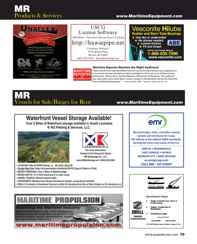Maritime Reporter Magazine, page 79,  May 2015