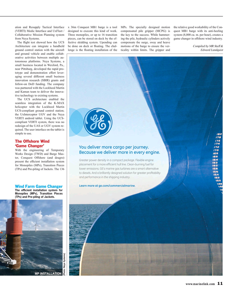 Maritime Reporter Magazine, page 11,  Jun 2015