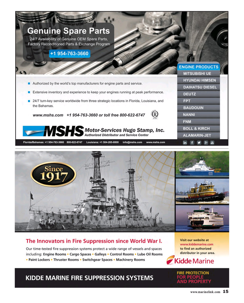 Maritime Reporter Magazine, page 15,  Jun 2015