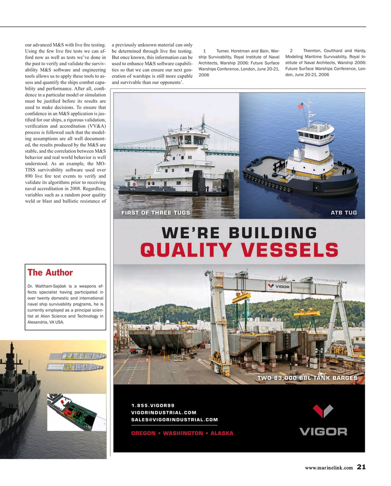 Maritime Reporter Magazine, page 21,  Jun 2015