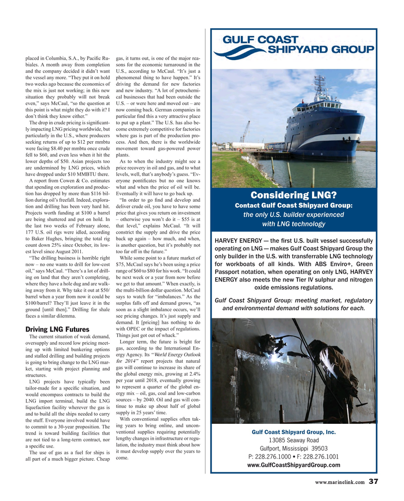 Maritime Reporter Magazine, page 37,  Jun 2015