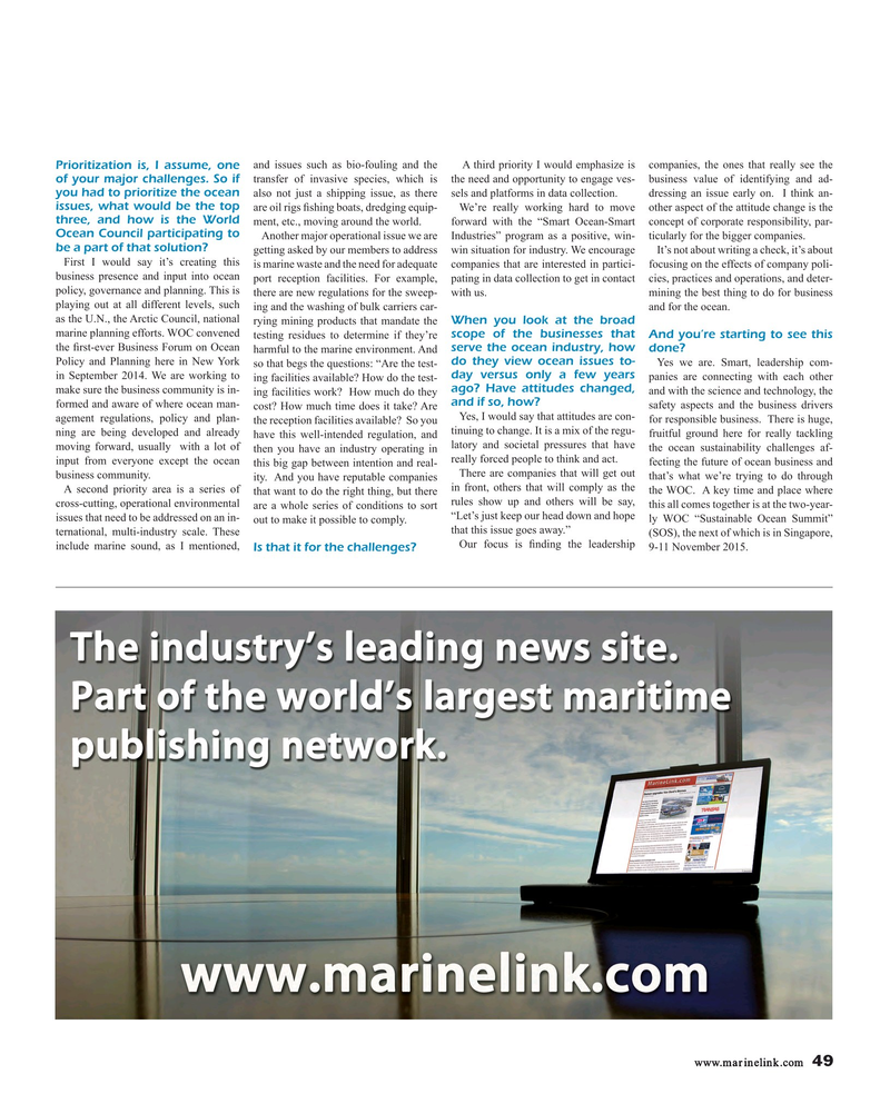 Maritime Reporter Magazine, page 49,  Jun 2015