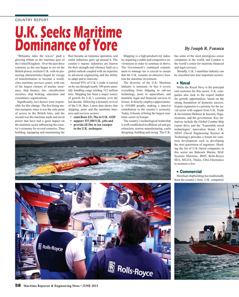 Maritime Reporter Magazine, page 58,  Jun 2015