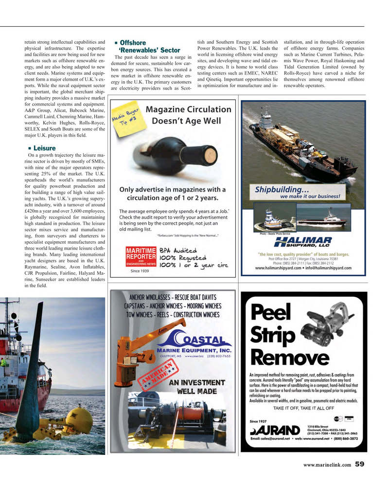 Maritime Reporter Magazine, page 59,  Jun 2015
