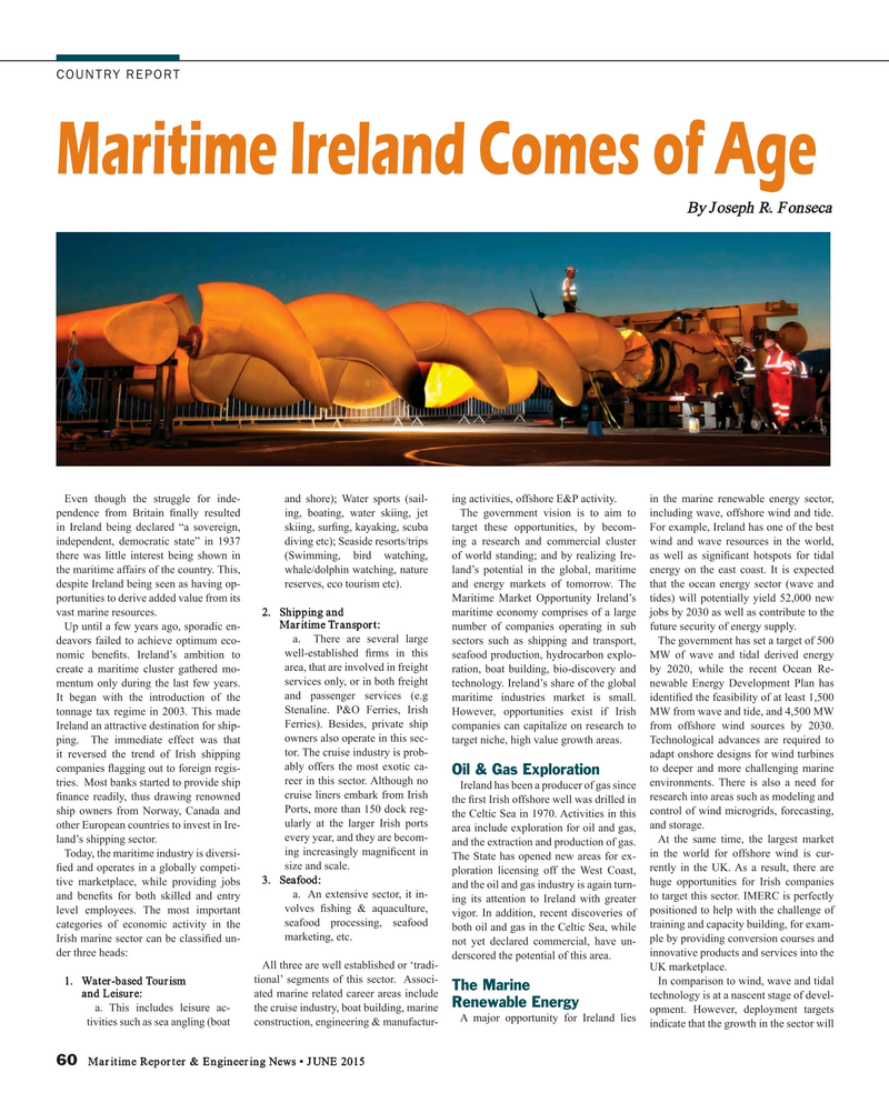Maritime Reporter Magazine, page 60,  Jun 2015