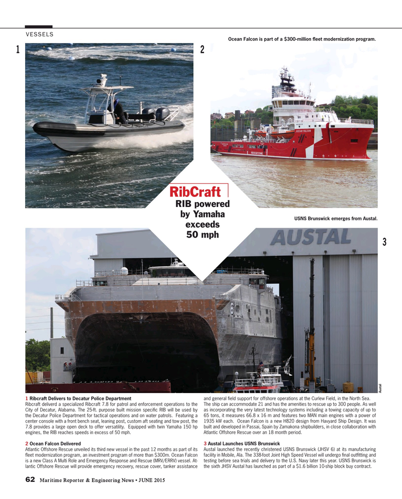Maritime Reporter Magazine, page 62,  Jun 2015